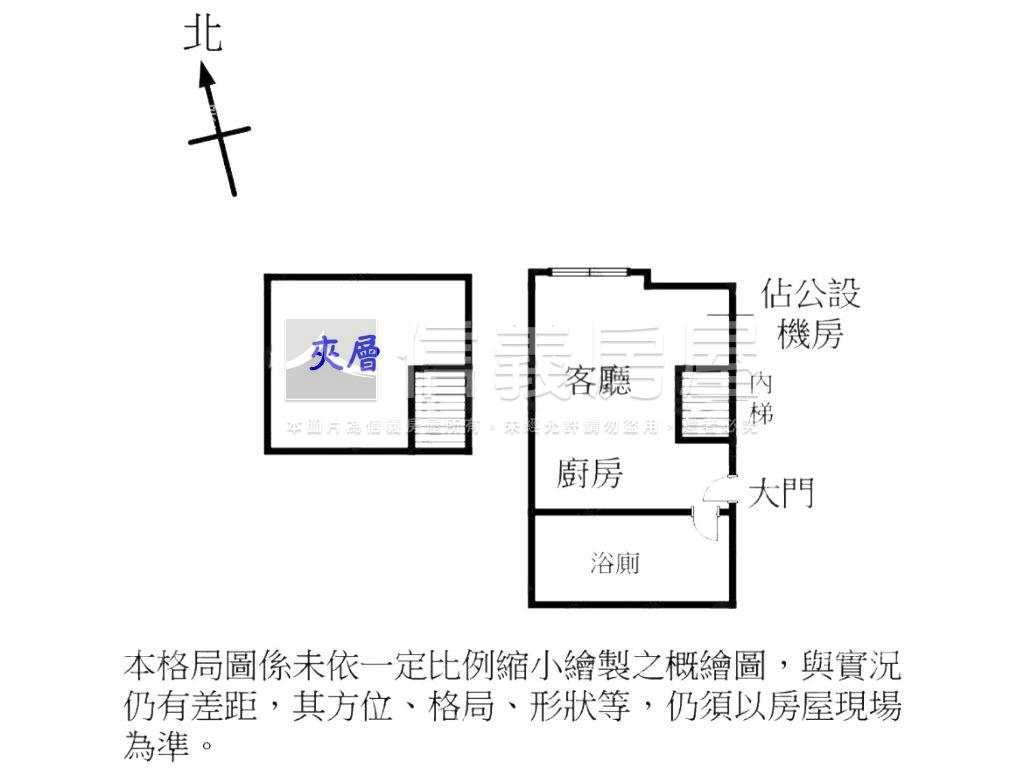 中山北公園挑高美屋房屋室內格局與周邊環境