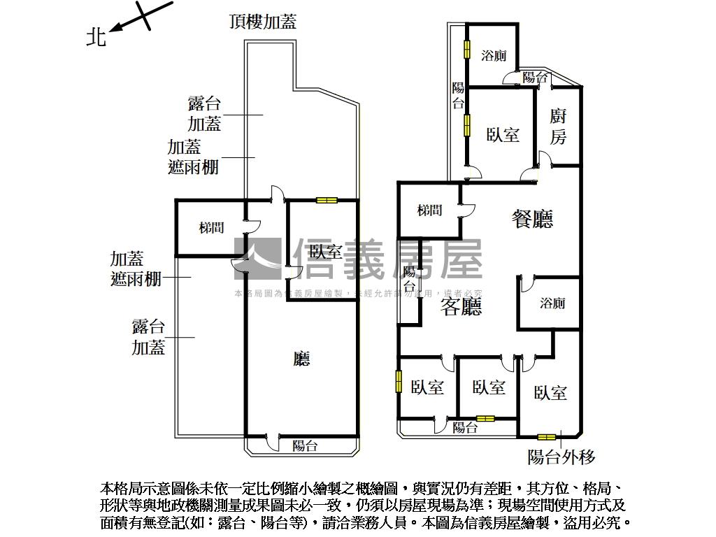 近捷運站一層一戶公寓房屋室內格局與周邊環境