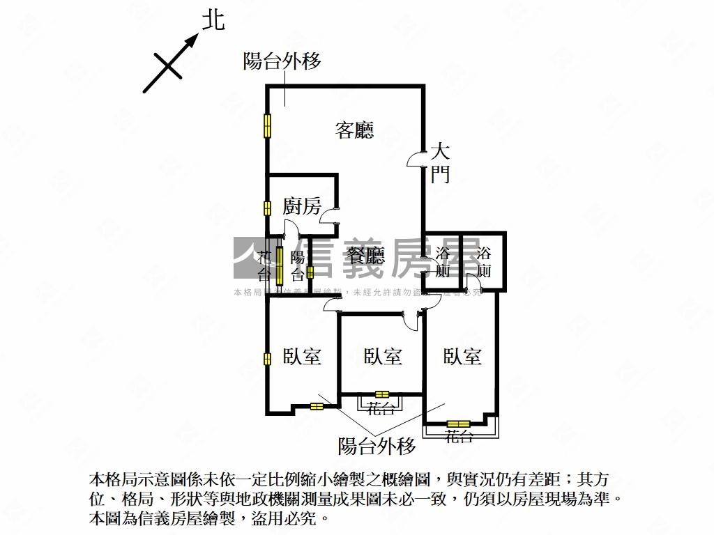 雙捷運童話高樓三房美屋房屋室內格局與周邊環境