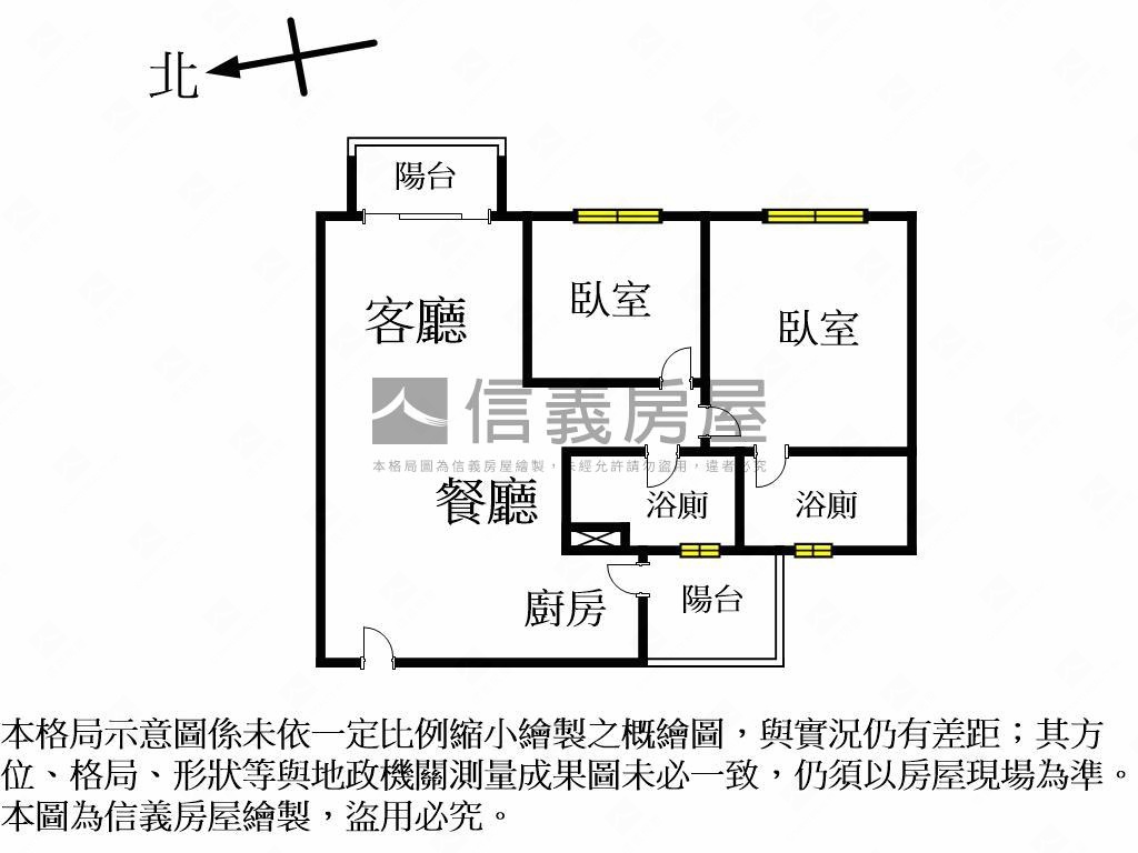 綠雅圖邊間高樓２房車位房屋室內格局與周邊環境