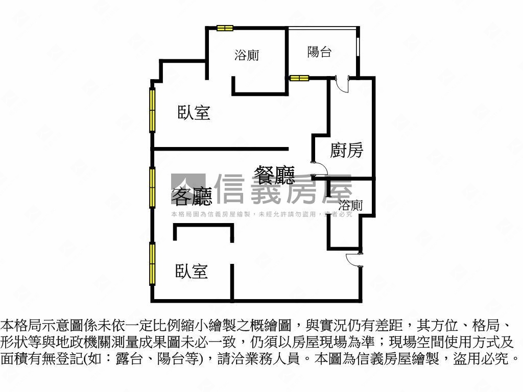 首泰城人之美８Ｆ－Ｂ兩房房屋室內格局與周邊環境