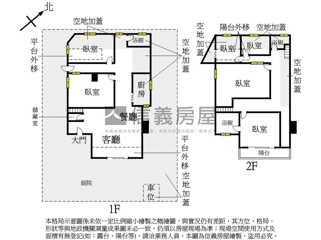 勘農山莊稀有邊間房屋室內格局與周邊環境