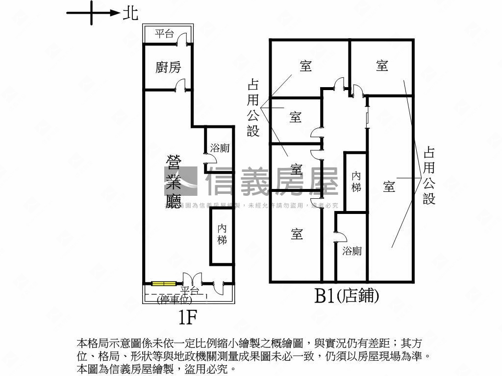 仁愛圓環穩定收租潛力金店房屋室內格局與周邊環境