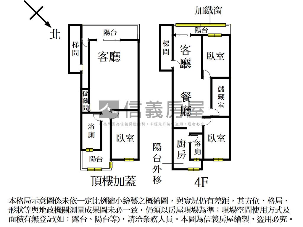 近華中橋中和站收租兼自用房屋室內格局與周邊環境