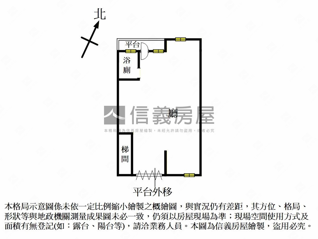六張街挑高一樓房屋室內格局與周邊環境
