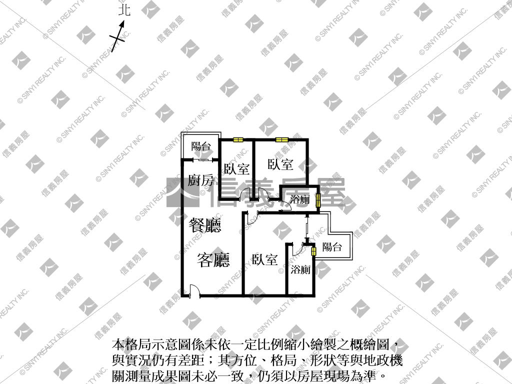 全新高鐵三坊三房平車３Ｇ房屋室內格局與周邊環境