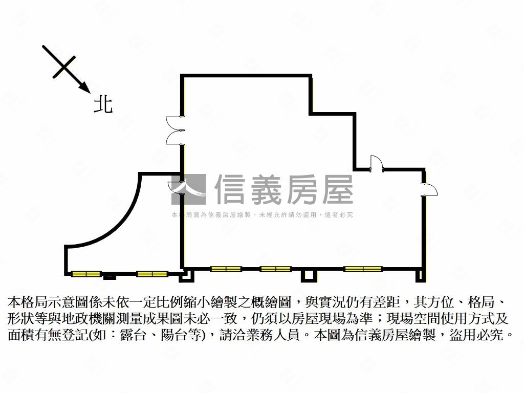 新板特區百坪商用店辦Ｃ房屋室內格局與周邊環境