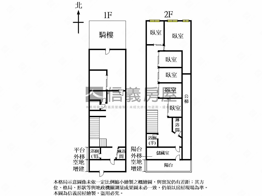 近北市福和金店面１＋２樓房屋室內格局與周邊環境