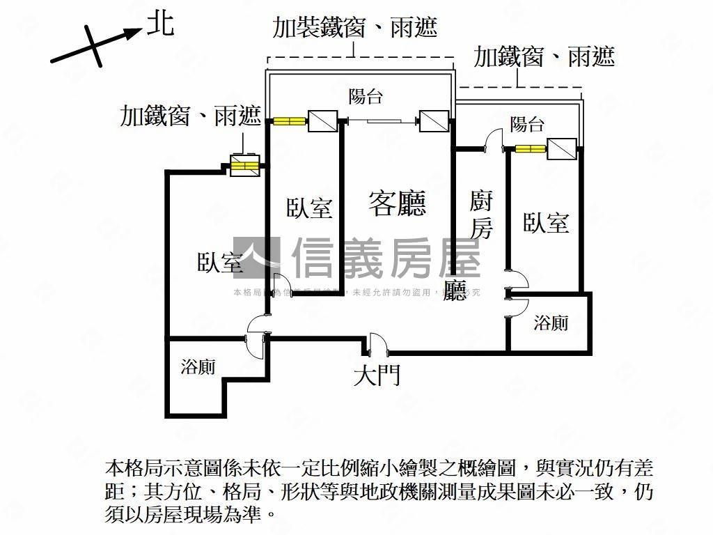 近覺民科工館高樓三房平車房屋室內格局與周邊環境