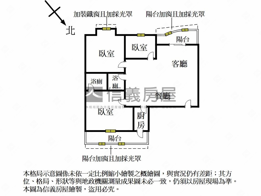 東方名人三房明亮宅房屋室內格局與周邊環境