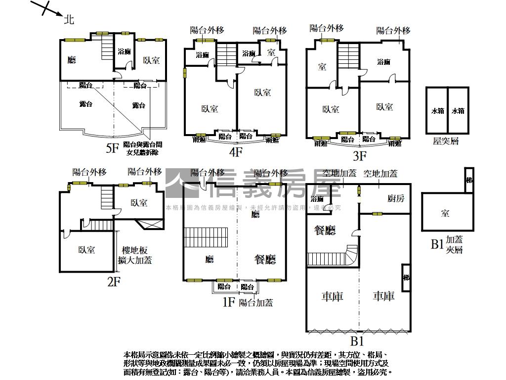 綠葉街雙門牌透天房屋室內格局與周邊環境