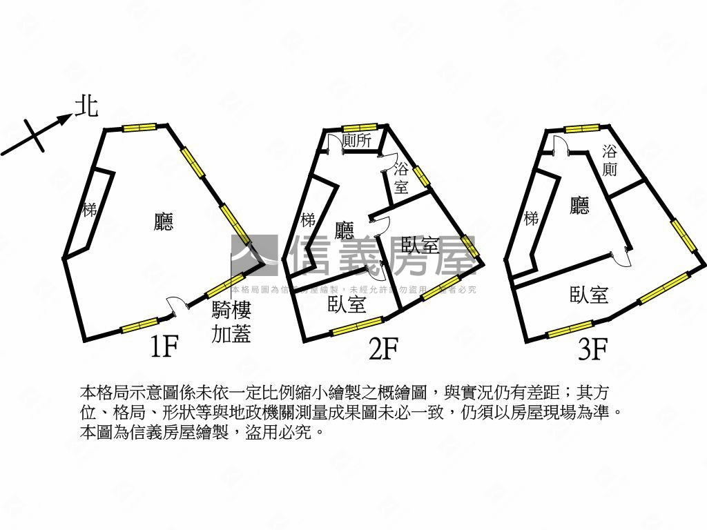 天母圓環透天金店房屋室內格局與周邊環境
