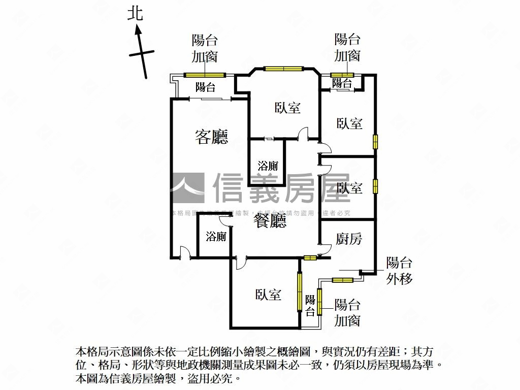 ＮＥＷ民生圓環電梯４房房屋室內格局與周邊環境