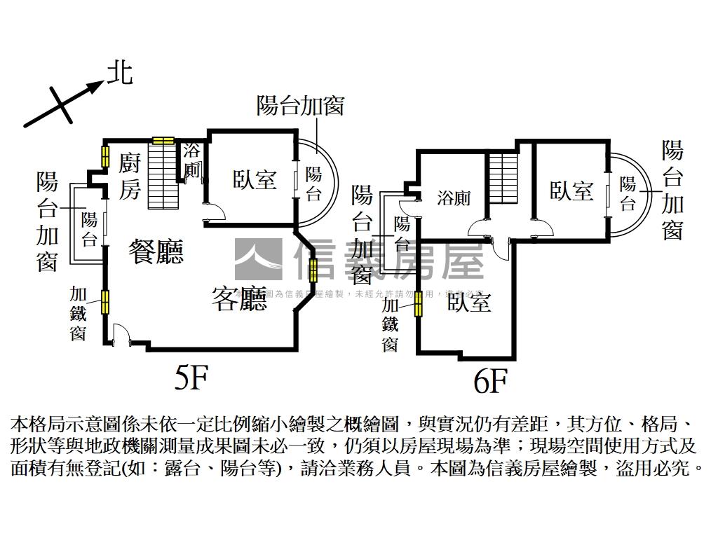 近信義☆樓中樓平車美三房房屋室內格局與周邊環境