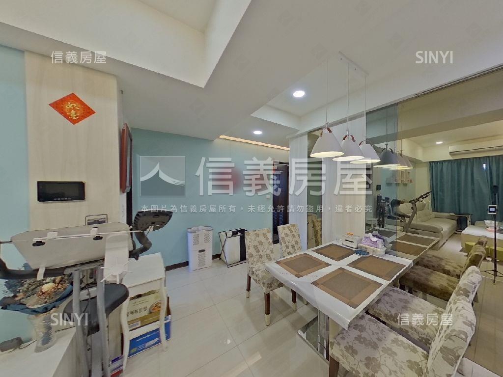 中路綠意合陽美裝３房車位房屋室內格局與周邊環境