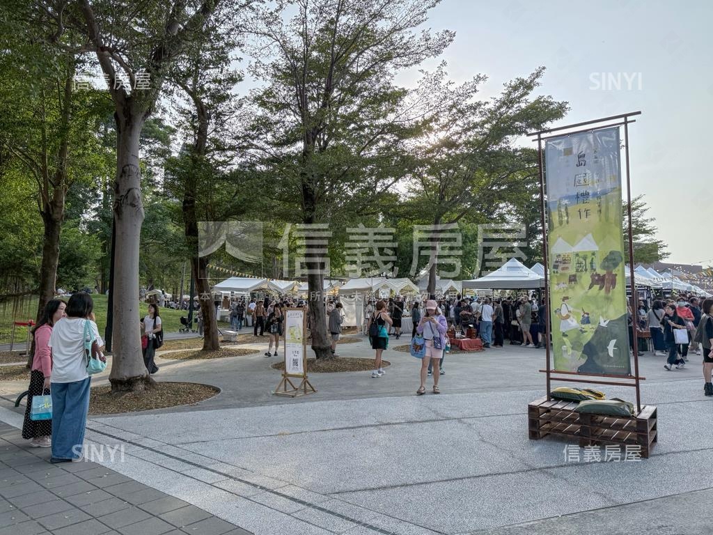 美術１號院三房平車面公園房屋室內格局與周邊環境