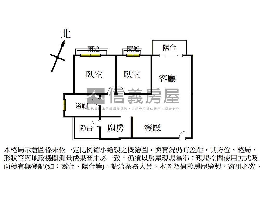 中山世紀２房平車房屋室內格局與周邊環境