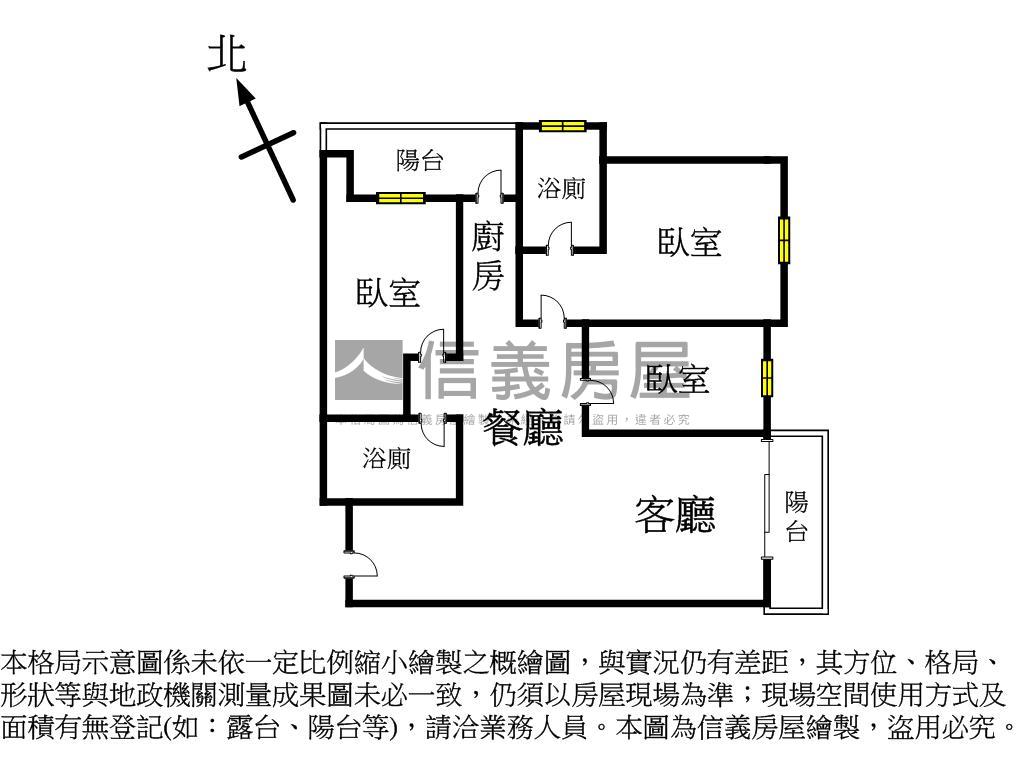 海線夢想家｜璀璨３房車位房屋室內格局與周邊環境