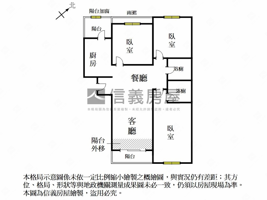 帝心質感三房平車房屋室內格局與周邊環境