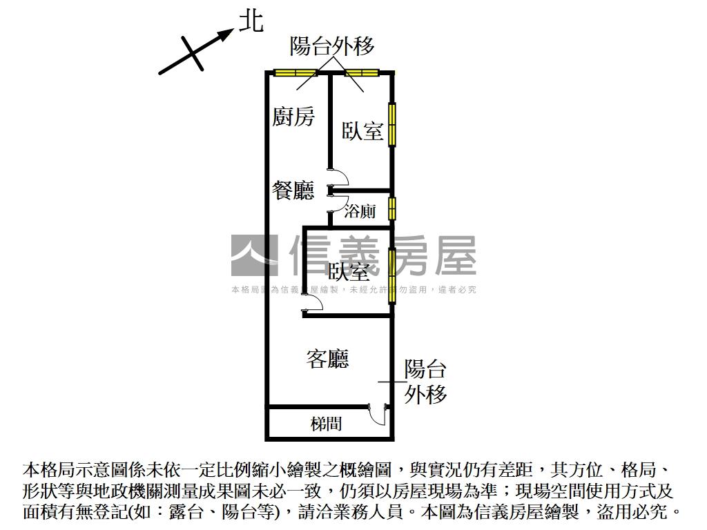 便利生活美三樓房屋室內格局與周邊環境