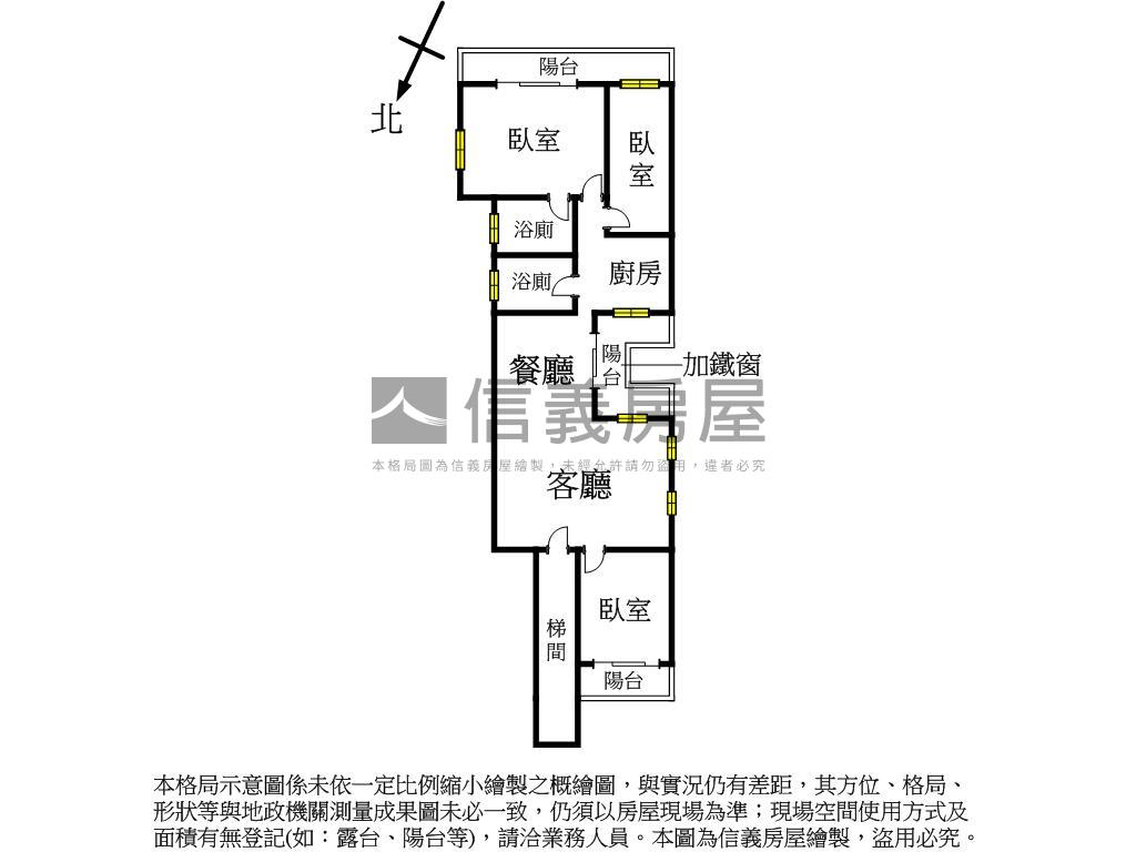 真理街學區二樓大空間房屋室內格局與周邊環境