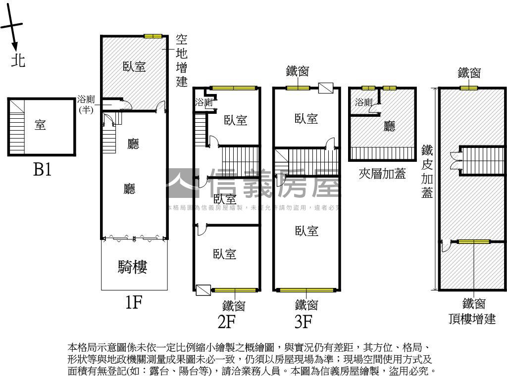 六合路正路透天房屋室內格局與周邊環境