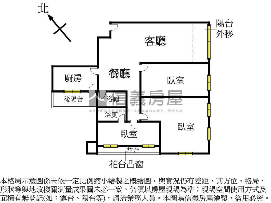 新案雅筑高樓美景三房車位房屋室內格局與周邊環境