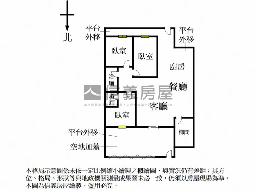 仁愛路三段靜巷庭院一樓房屋室內格局與周邊環境
