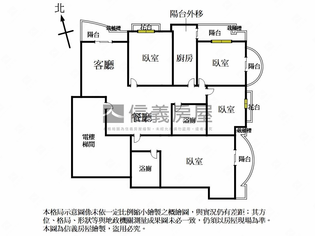 可看屋●文普新象四房車位房屋室內格局與周邊環境
