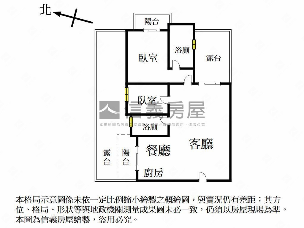 近九曲堂車站２房２衛平車房屋室內格局與周邊環境