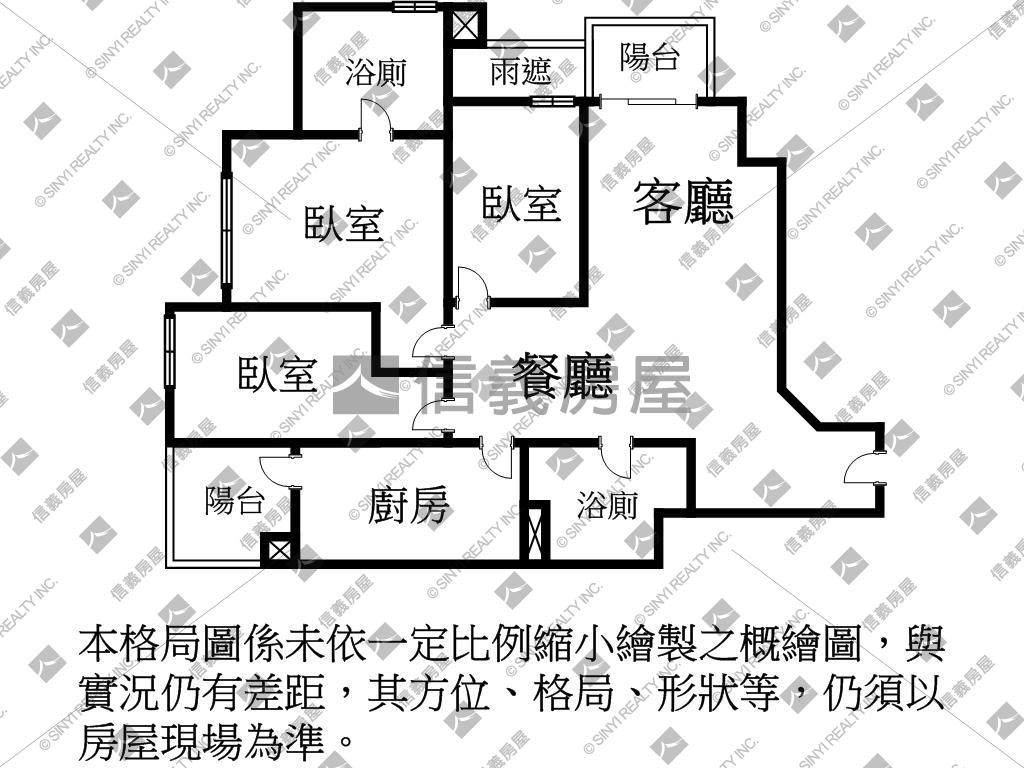 【久年快晴重劃３房車位】房屋室內格局與周邊環境