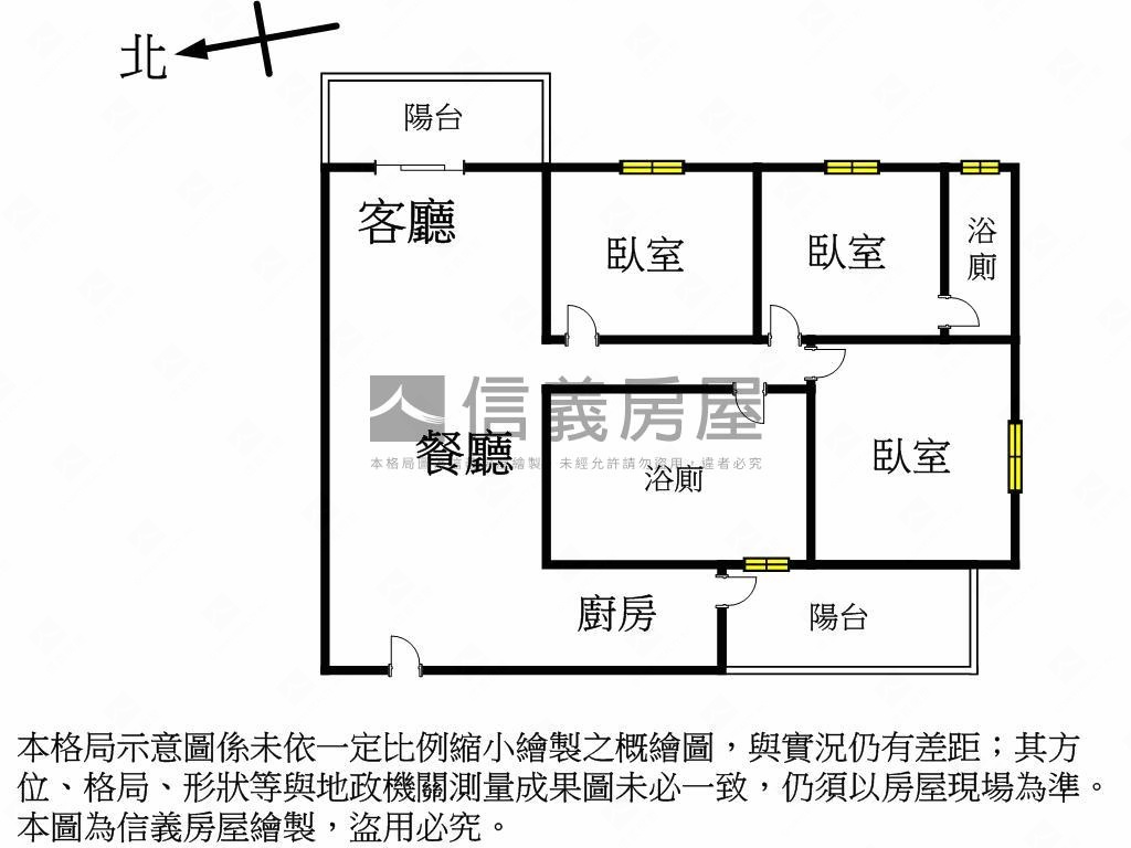 ★勝美欣面中庭三房雙車位房屋室內格局與周邊環境