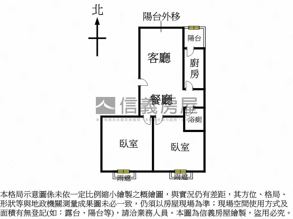 ❤城市高樓景觀溫馨兩房❤房屋室內格局與周邊環境
