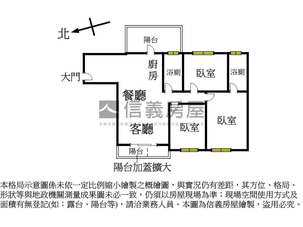 里白詩篇美三房溫馨成家房屋室內格局與周邊環境