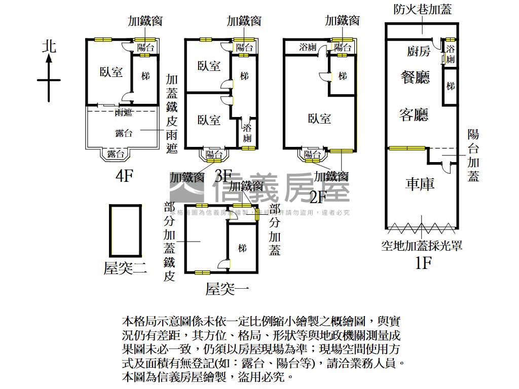 南勢８米路前庭院溫馨透天房屋室內格局與周邊環境