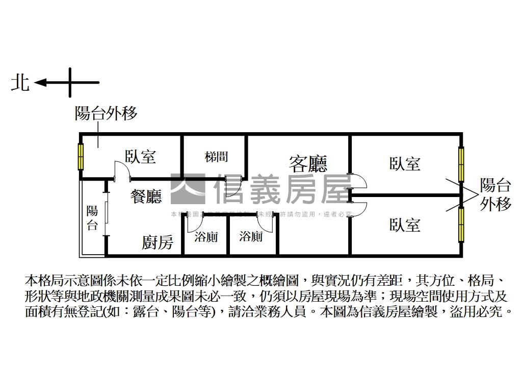 普羅旺斯溫馨採光三房房屋室內格局與周邊環境