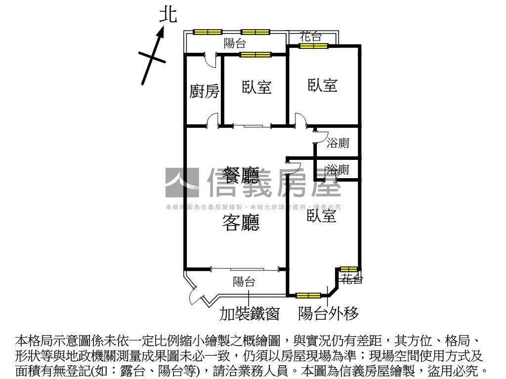 近文華高中捷運三房車位房屋室內格局與周邊環境