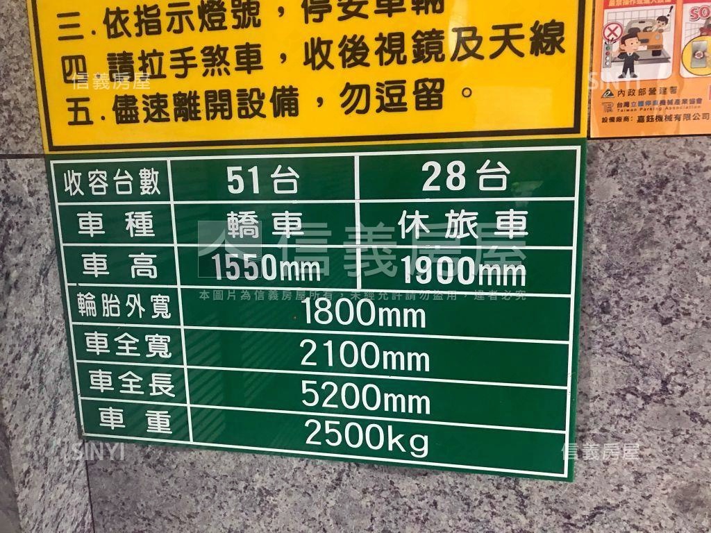 大直美麗華優質車位房屋室內格局與周邊環境