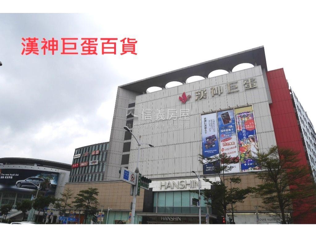 巨蛋捷運走路５分鐘美兩房房屋室內格局與周邊環境