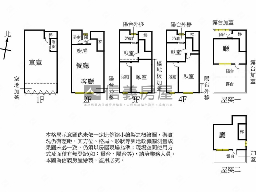 公園旁屋齡新美透天＃２房屋室內格局與周邊環境