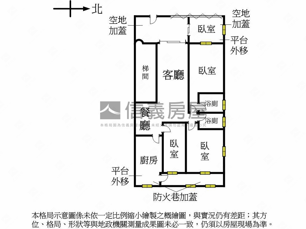 天母靜巷一樓房屋室內格局與周邊環境