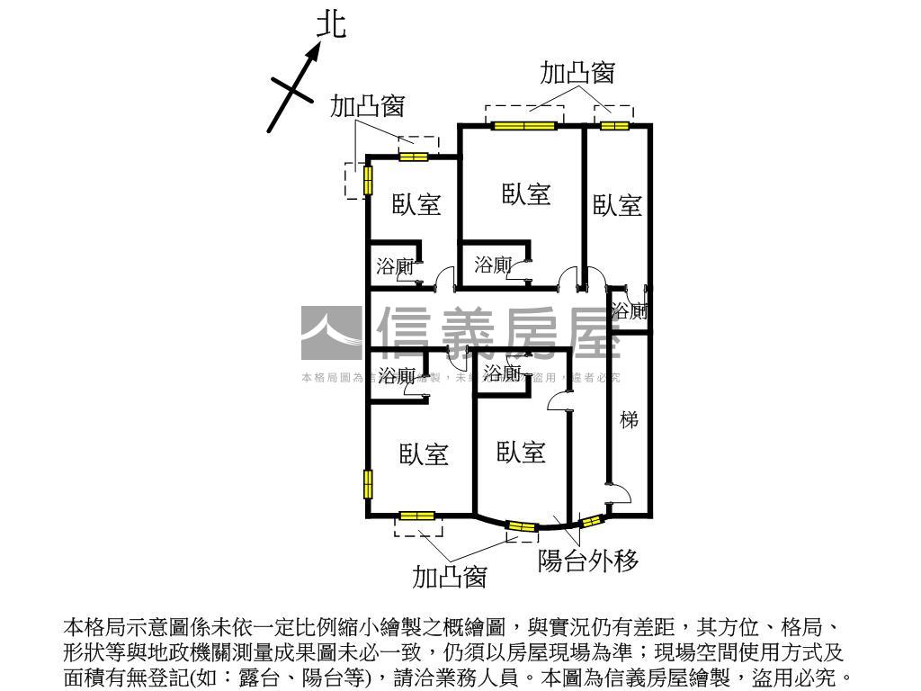 新民學府五套收租金鑽宅房屋室內格局與周邊環境