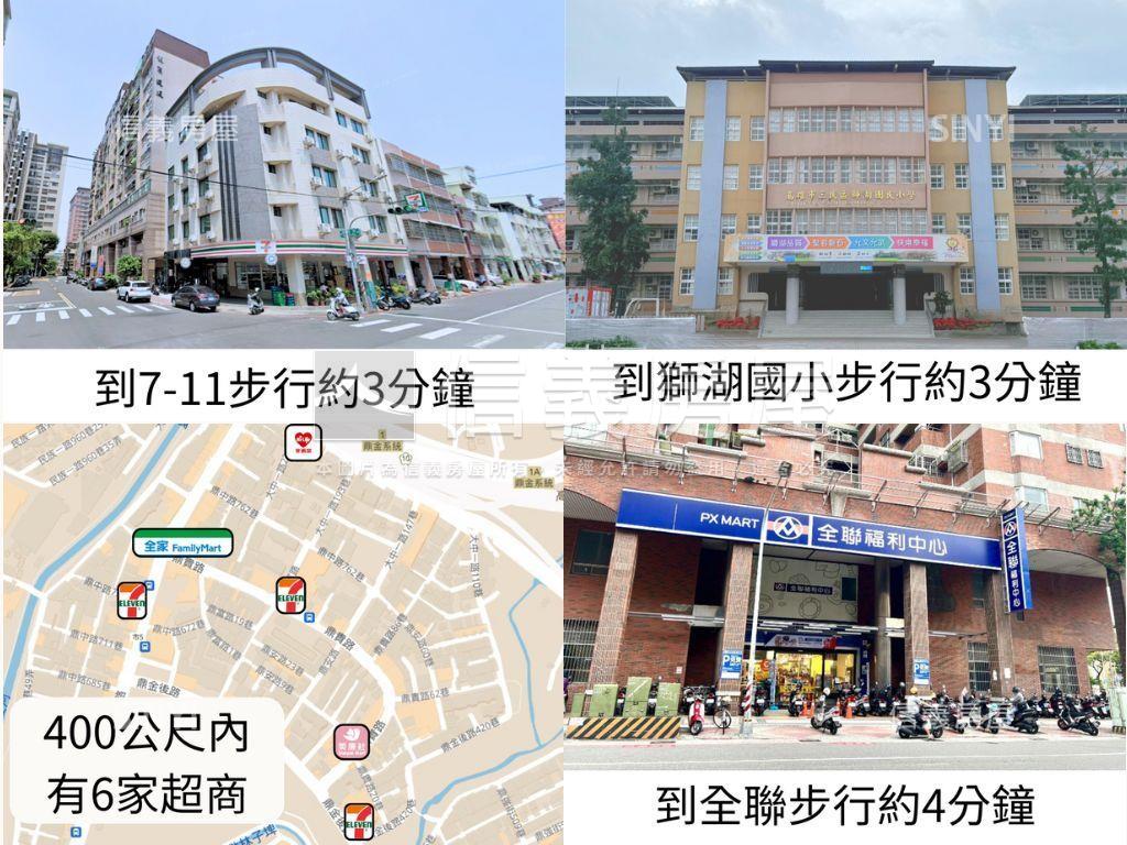 文藻榮總精美樓中樓附平車房屋室內格局與周邊環境