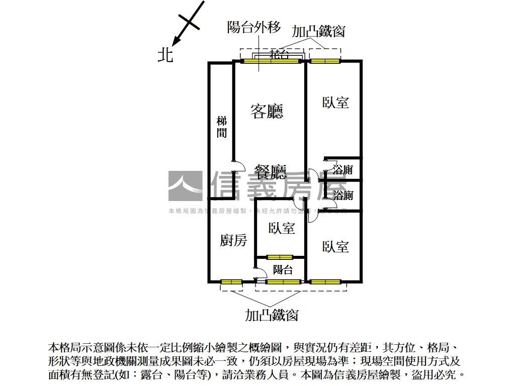 土城低總美妝方正機能三房房屋室內格局與周邊環境