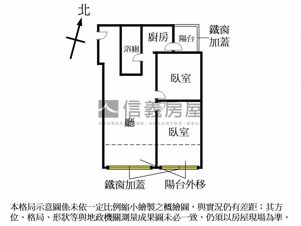 友友建設質感採光２房房屋室內格局與周邊環境