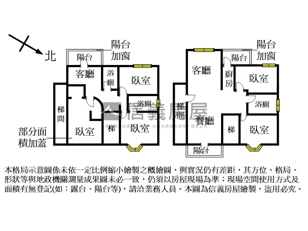 市區五房樓中樓子母車位房屋室內格局與周邊環境
