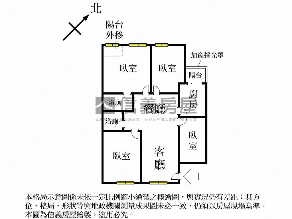南區寶璽次頂樓四房大平車房屋室內格局與周邊環境