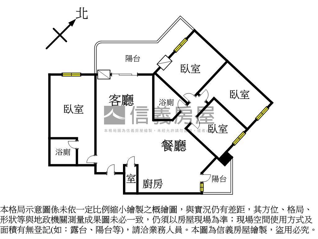 百星新都｜景觀四房平車房屋室內格局與周邊環境