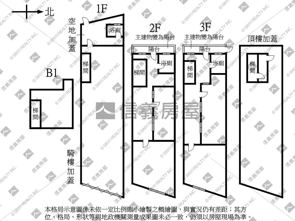 新樹正馬路透天廠房房屋室內格局與周邊環境