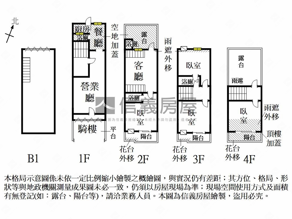 南寶儷園獨院店住透天房屋室內格局與周邊環境
